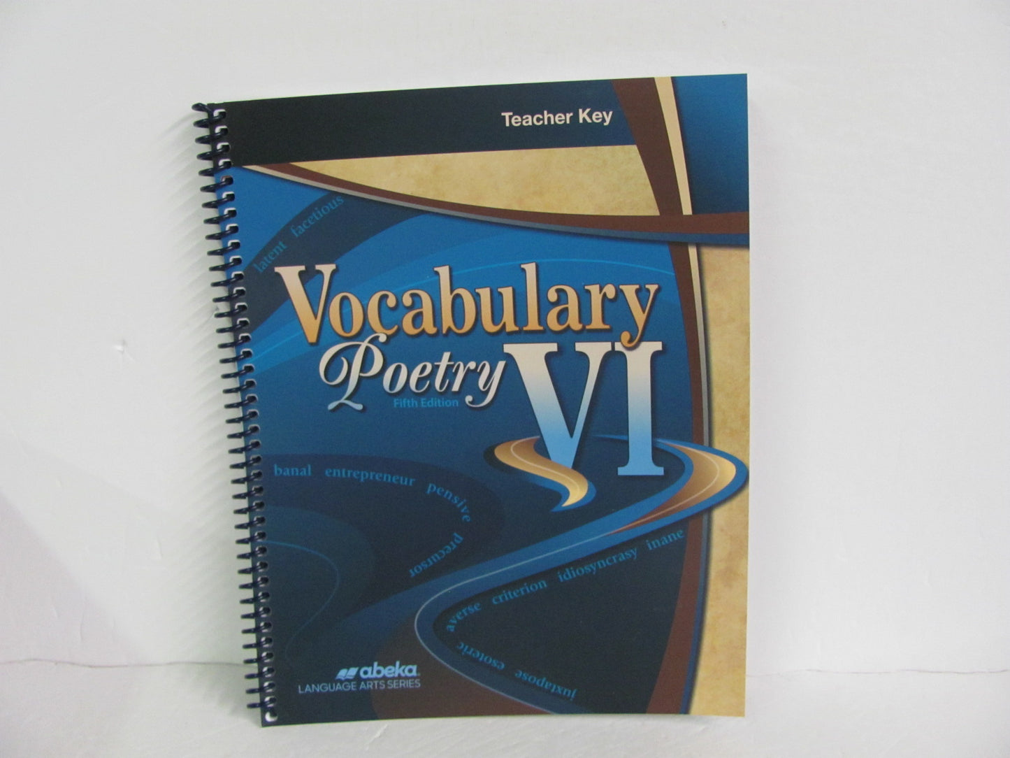 Vocabulary Poetry VI Abeka Teacher Key  Pre-Owned 12th Grade Language Textbooks