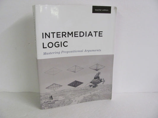 Intermediate Logic Canon Press Teacher Edition  Pre-Owned Logic Books