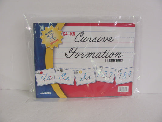 Cursive Format ion Abeka Cards Pre-Owned Kindergarten Penmanship Books