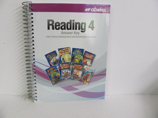 Reading 4 Abeka Answer Key  Pre-Owned 4th Grade Reading Textbooks