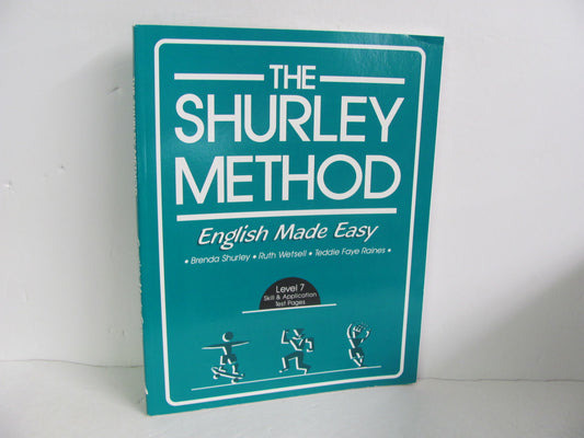 Shurley English Level 7 Shurley Tests  Pre-Owned Shurley Language Textbooks