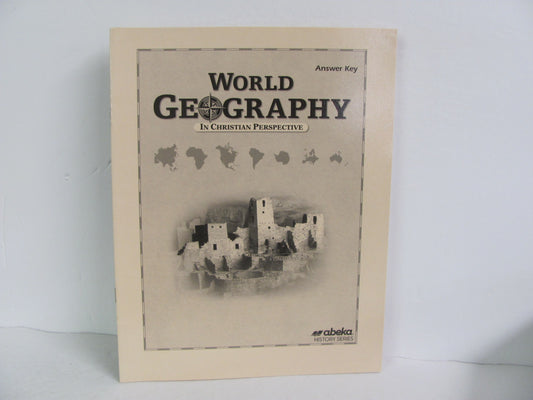 World Geography Abeka Answer Key  Pre-Owned 9th Grade History Textbooks