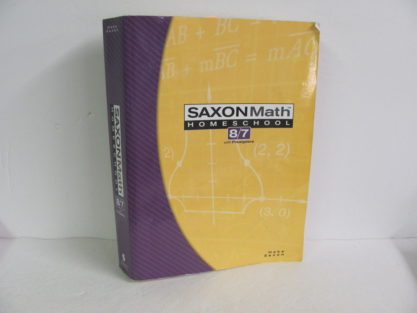 Math 87 Saxon Student Book Pre-Owned 7th Grade Mathematics Textbooks