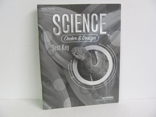 Order & Design Abeka Test Key Pre-Owned 7th Grade Science Textbooks