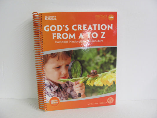 God's Creation From A to Z My Father's World Kindergarten Unit Study Books