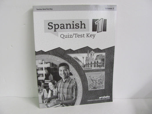 Spanish 1 Volume 2 Abeka Quiz/Test Key  Pre-Owned High School Spanish Books