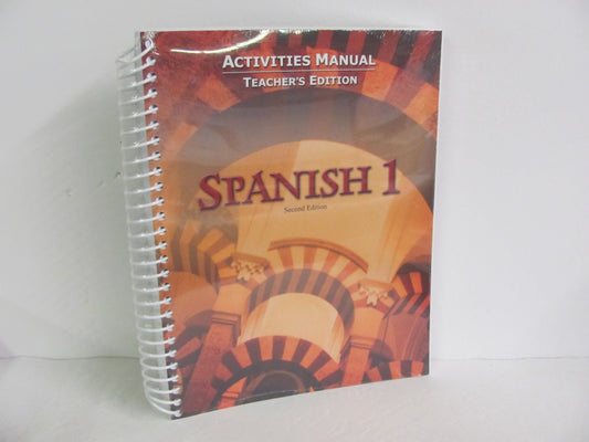 Spanish 1 BJU Press Activity Key Pre-Owned High School Spanish Books