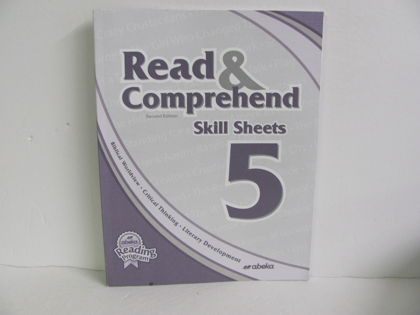 Read & Comprehend Skill Sheets Abeka Student Book Pre-Owned Reading Textbooks