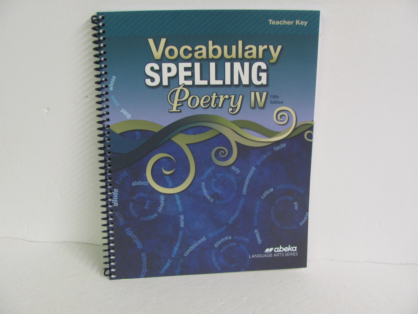 Vocabulary Spelling Poetry IV Abeka Teacher Key  Pre-Owned Language Textbooks