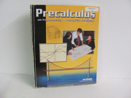 PreCalculus Abeka Student Book Pre-Owned High School Mathematics Textbooks