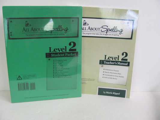 All About Spelling Level 2 All About Learning Rippel Spelling/Vocabulary Books