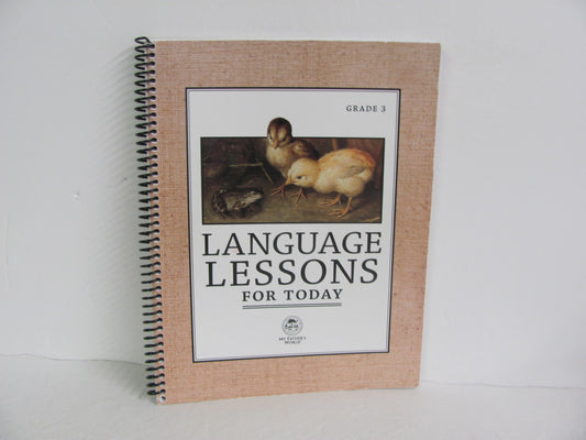 Language Lessons For Today My Father's World Pre-Owned Language Textbooks