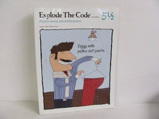 Explode the Code  5 1/2 EPS Workbook  Pre-Owned Hall Language Textbooks