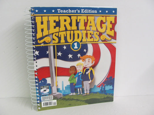 Heritage Studies 1 BJU Press Teacher Edition  Pre-Owned History Textbooks