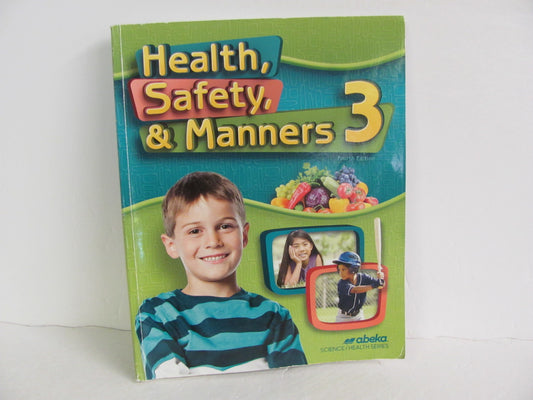 Health, Safety, & Manners Abeka Student Book Pre-Owned 3rd Grade Health Books