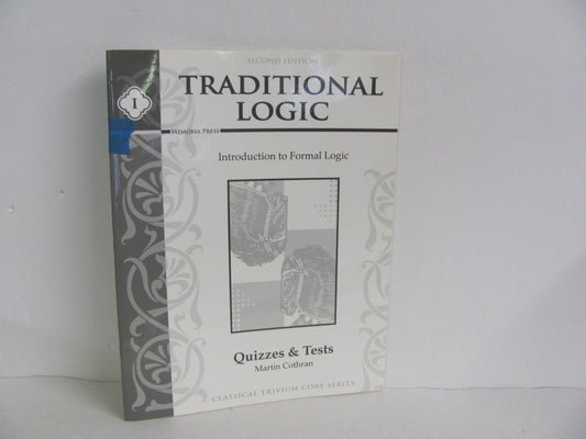 Traditional Logic I Memoria Press Quizzes/Tests  Pre-Owned Cothran Logic Books