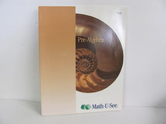 Pre Algebra Math U See Tests  Pre-Owned Demme 8th Grade Mathematics Textbooks