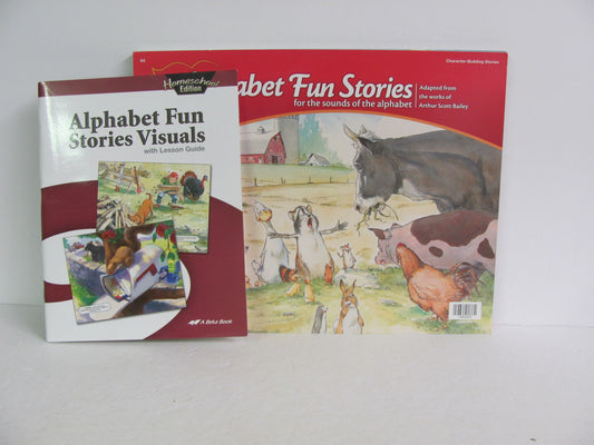 Alphabet Fun Stories Abeka Set  Pre-Owned Kindergarten Language Textbooks