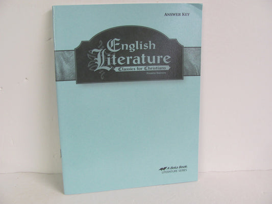 English Literature Abeka Answer Key  Pre-Owned 12th Grade Reading Textbooks