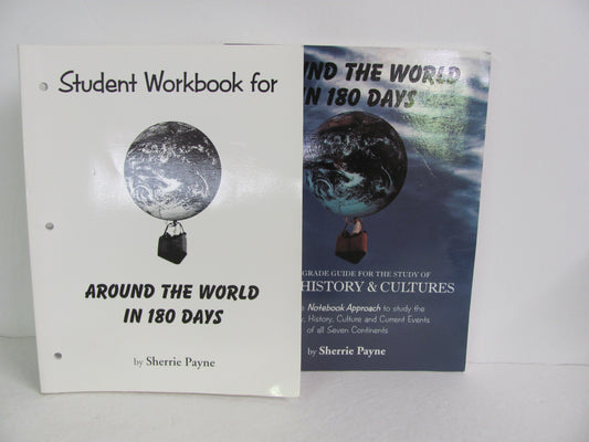 Around the World in 180 Days Apologia Set  Pre-Owned Payne History Textbooks