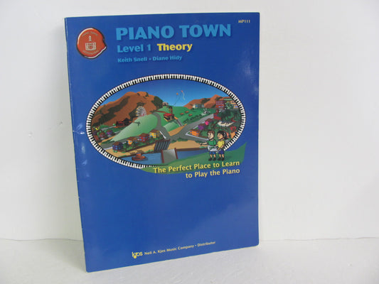 Piano Town Level 1 Theory Kjos Pre-Owned Hidy Elementary Music Education Books