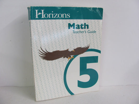 Math 5 Horizons Teacher Guide  Pre-Owned 5th Grade Mathematics Textbooks