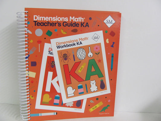 Dimensions Math KA Singapore Teacher Guide  Pre-Owned Mathematics Textbooks