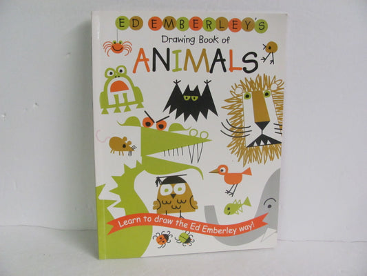 Drawing Book of Animals LB Kids Pre-Owned Emberley Elementary Art Books