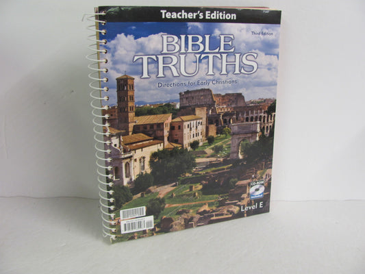 Bible Truths E BJU Press Teacher Edition  Pre-Owned 11th Grade Bible Textbooks