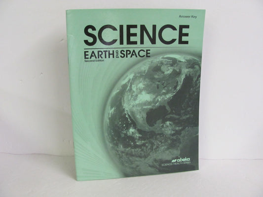 Earth and Space Abeka Answer Key  Pre-Owned 8th Grade Science Textbooks