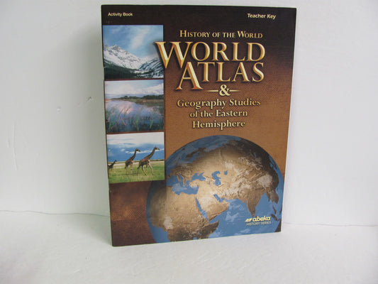 History of the World World Atlas Abeka Teacher Key  Pre-Owned History Textbooks