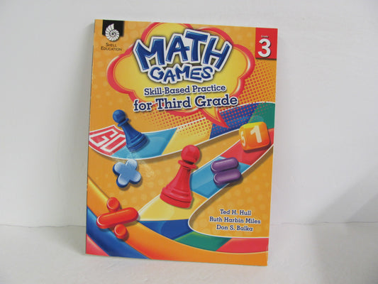 Math Games Shell Edcuational Pre-Owned 3rd Grade Mathematics Textbooks