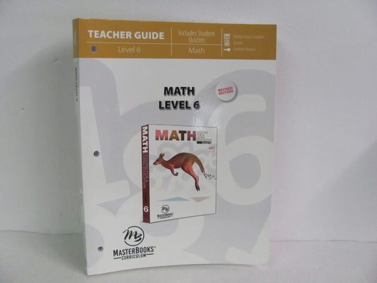 Math Lessons For A Living Education Master Books 6th Grade Mathematics Textbooks