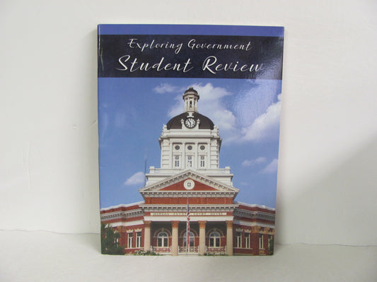 Exploring Government Notgrass Student Review  Pre-Owned History Textbooks