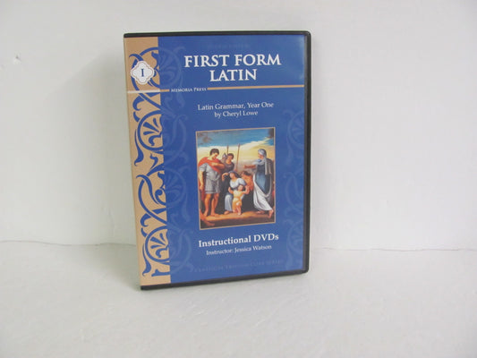 First Form Latin Memoria Press DVD Pre-Owned Middle School Latin Books