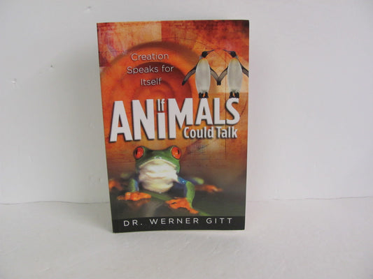 If Animals Could Talk Master Books Pre-Owned Gitt Creation Science Books