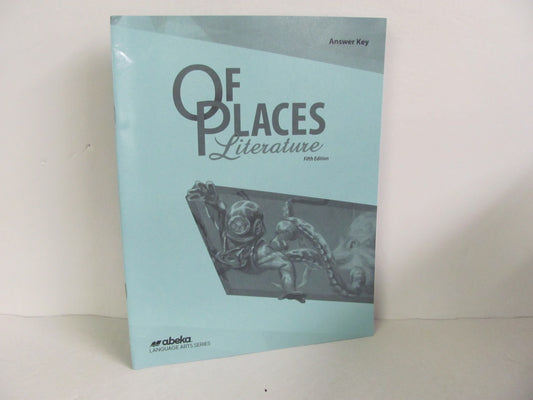 Of Places Abeka Answer Key  Pre-Owned 8th Grade Reading Textbooks