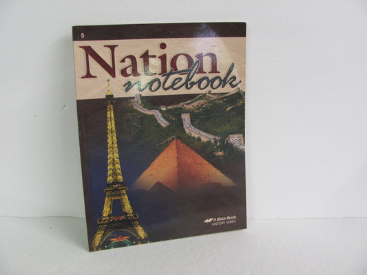 Nation Notebook Abeka Workbook  Pre-Owned 5th Grade History Textbooks