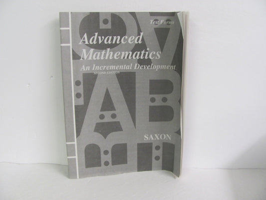 Advanced Mathematics Saxon Tests  Pre-Owned High School Mathematics Textbooks