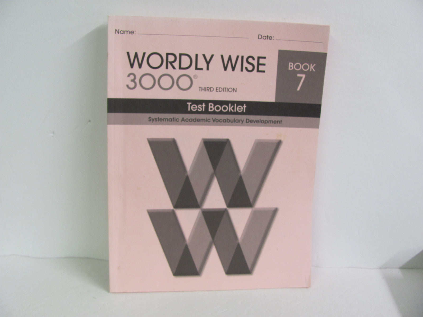 Wordly Wise 3000 EPS Tests Pre-Owned 7th Grade Spelling/Vocabulary ...