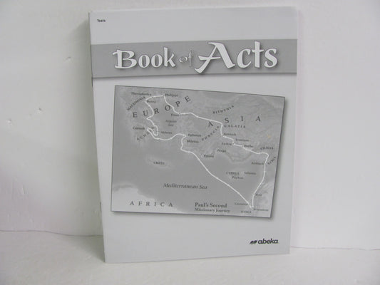 Book of Acts Abeka Tests  Pre-Owned 8th Grade Bible Textbooks