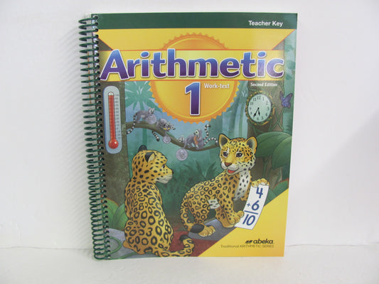 Arithmetic 1 Abeka Teacher Key  Pre-Owned 1st Grade Mathematics Textbooks