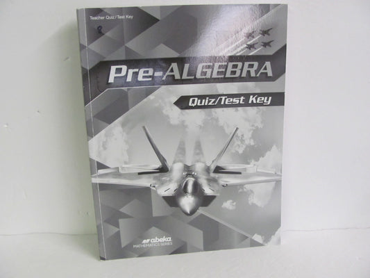 Pre Algebra Abeka Quiz/Test Key  Pre-Owned 8th Grade Mathematics Textbooks