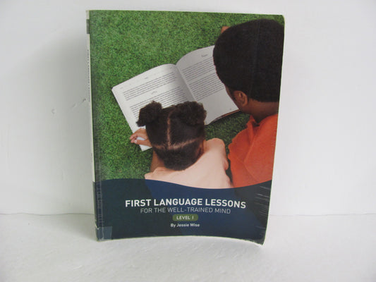 First Language Lessons Peace Hill Student Book Pre-Owned Wise Language Textbooks