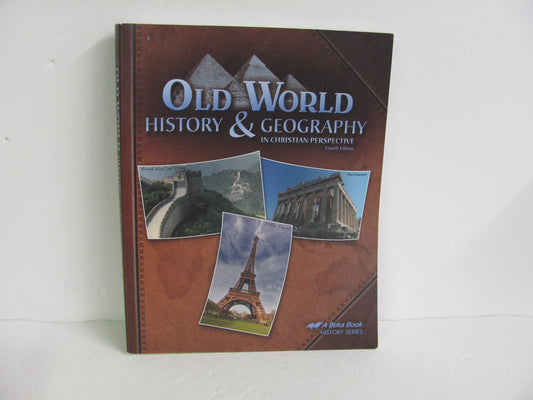 Old World History Abeka Student Book Pre-Owned 5th Grade History Textbooks