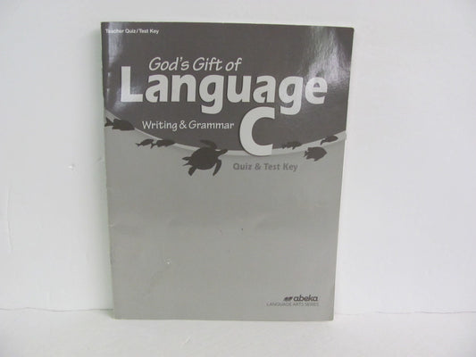 Language C Abeka Quiz/Test Key  Pre-Owned 6th Grade Language Textbooks