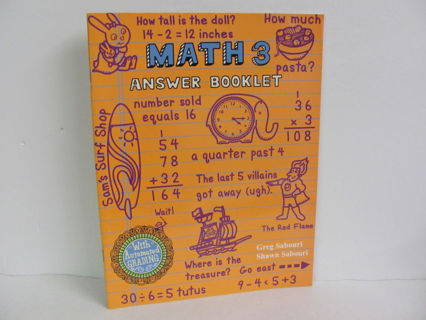 Math 3 Teaching Textbook Answer Key  Pre-Owned 3rd Grade Mathematics Textbooks