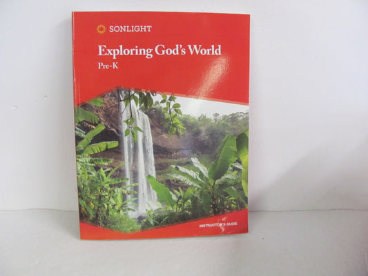 Exploring God's World Sonlight Instruction Manual  Pre-Owned Science Textbooks