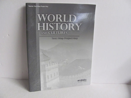 World History and Cultures Abeka Test/Map Key  Pre-Owned History Textbooks