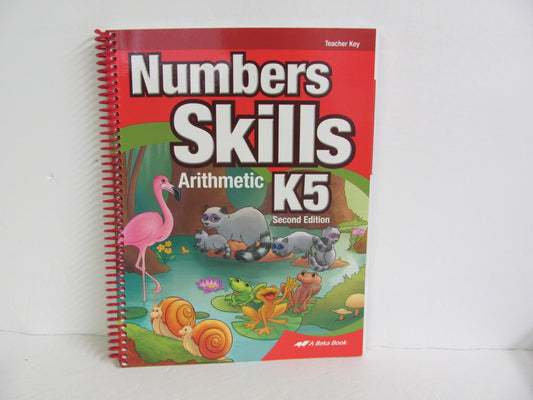 Numbers Skills K5 Abeka Teacher Key  Pre-Owned Mathematics Textbooks